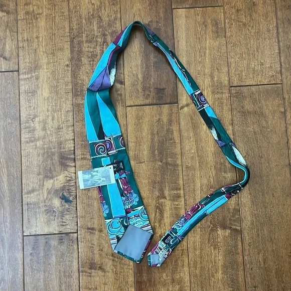 NWT Stefano Milano Silk Henry Matisse Pictures Tie Made in Italy